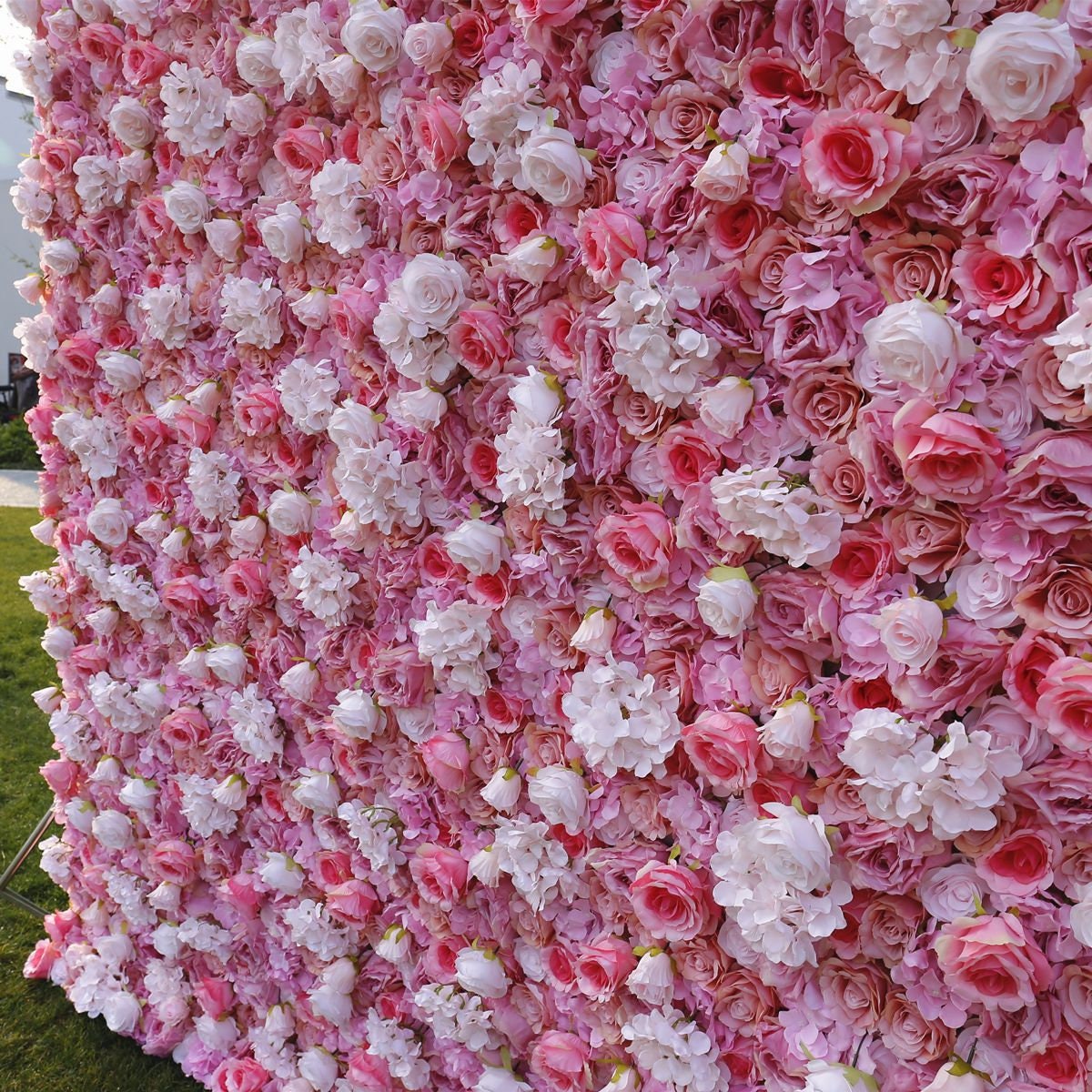 Floral Wall For Wedding Arrangement Event Salon Party Photography Backdrop Fabric Rolling Up Curtain Fabric Cloth