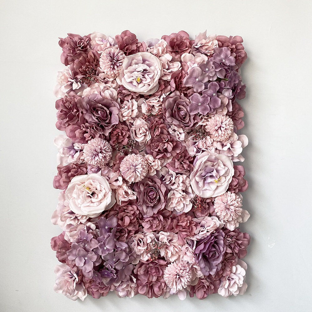 Coffee Colour Flower Wall For Wedding Romantic Photography Backdrop Baby Shower Bridal Shower Home Decor Floral Panels 15.75X23.62inch