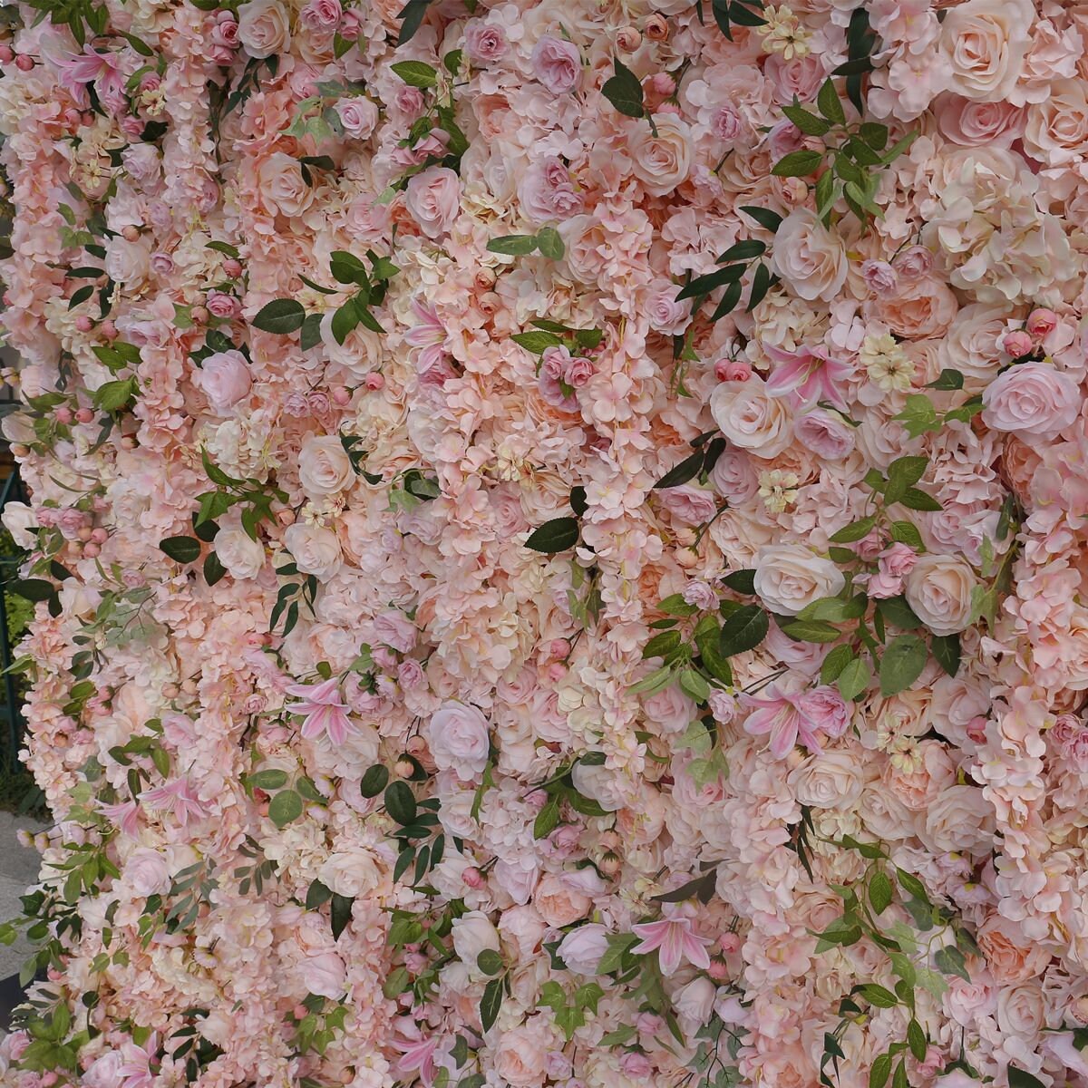 5D Flower Wall For Wedding Arrangement Event Salon Party Photography Backdrop Fabric Rolling Up Curtain Fabric Cloth