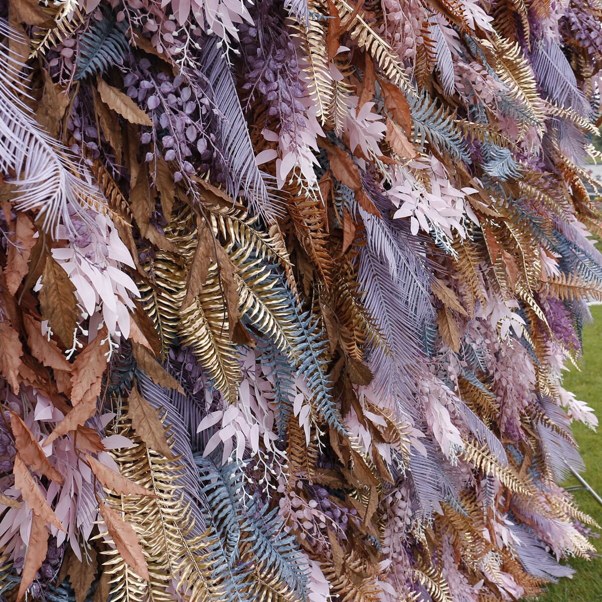 5D Romandic Autumn Flower Wall On Cloth Fabric Wedding Party Photo Backdrop Bridal Shower Special Event Top Quality Easy Quick Assemble