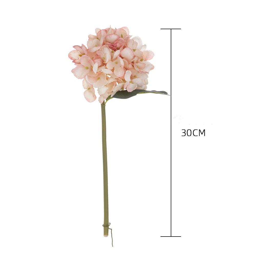12 Stems Silk Hydrangea Flower 11.8'' Tall, Artificial Hydrangea for Home Decor, Floral Arrangement, Spring Decoration, Centerpieces
