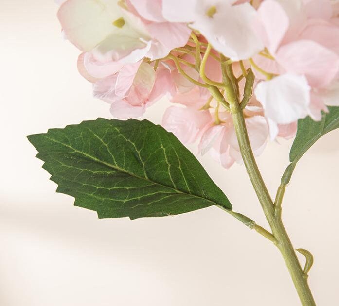 12 Stems Silk Hydrangea Flower 14.6'' Tall, Artificial Hydrangea for Home Decor, Floral Arrangement, Spring Decoration, Centerpieces