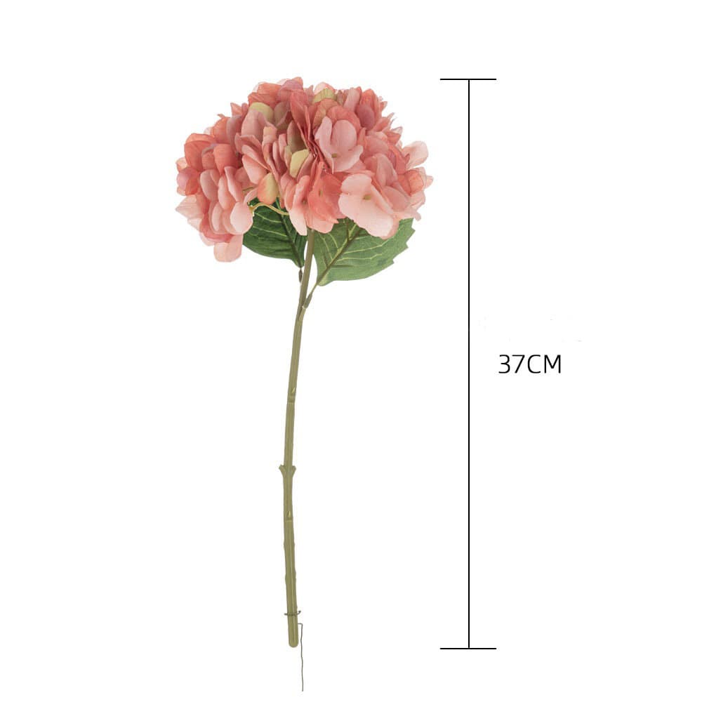 12 Stems Silk Hydrangea Flower 14.6'' Tall, Artificial Hydrangea for Home Decor, Floral Arrangement, Spring Decoration, Centerpieces