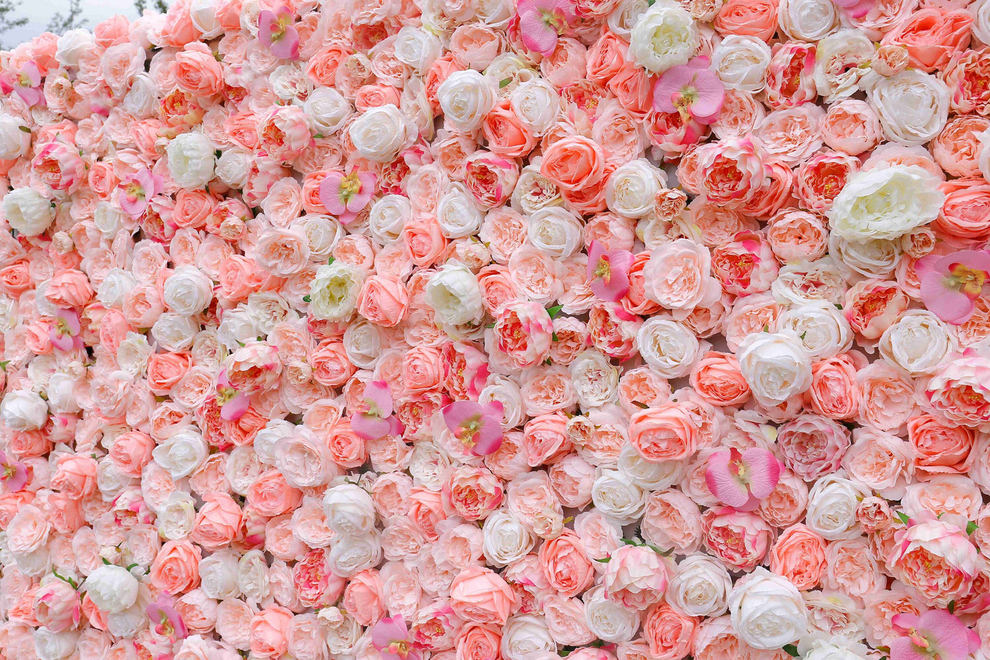 Popular Champagne Pink Flower Wall Wedding Photography Backdrop Special Event Party Boutique Shop Arrangement Decor Floral Panels 40x60cm