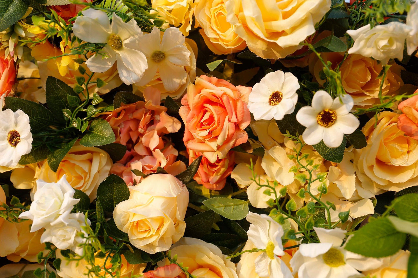 Neues Design Blumenwand für Hochzeitsarrangement, Event, Salon, Party, Fotografie, Hintergrundstoff, aufrollbarer Vorhangstoff, Tuch