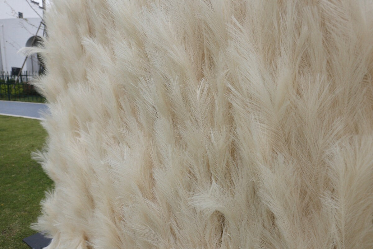 Artifical Simulated Reed Wall Puwei Pampas Grass Wall For Event Salon Party Photography Backdrop Fabric Rolling Up Curtain Fabric Cloth