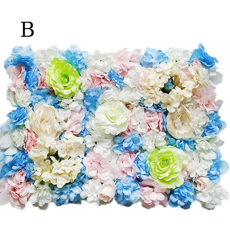 Simulation Flower Wall For Wedding Romantic Photography Backdrop Baby Shower Special Event Arrangement Floral Panels 40cm*60cm 8 colors