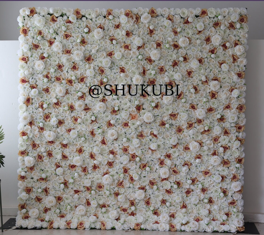 High Quality Flowers Wall For Wedding Arrangement Event Salon Party Photography Backdrop Fabric Rolling Up Curtain Fabric Cloth