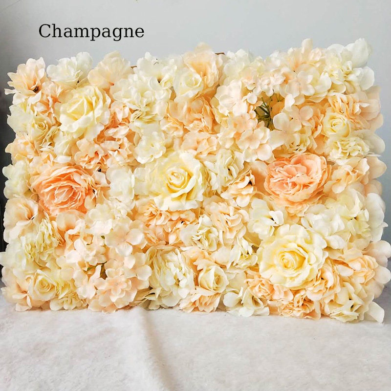 Simulation Flower Wall For Wedding Romantic Photography Backdrop Baby Shower Special Event Arrangement Floral Panels 40cm*60cm 8 colors