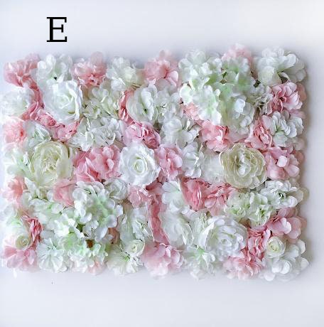 Simulation Flower Wall For Wedding Romantic Photography Backdrop Baby Shower Special Event Arrangement Floral Panels 40cm*60cm 8 colors