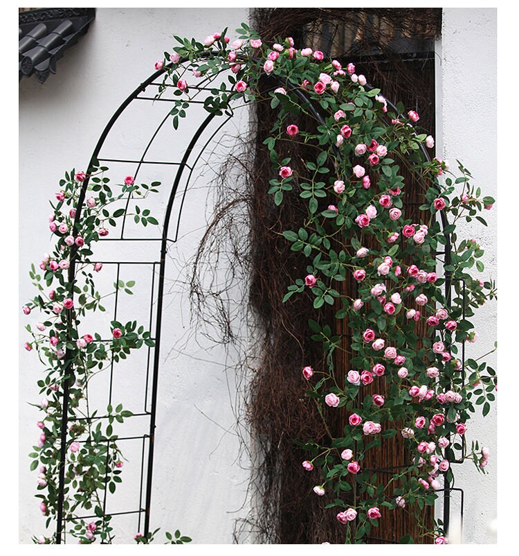 Artifical Simulation Rose Bud Rattan 1.75m/69" For Home Garden Decor Florals Outdoor Wedding Special Event Arrangement Arch Decor