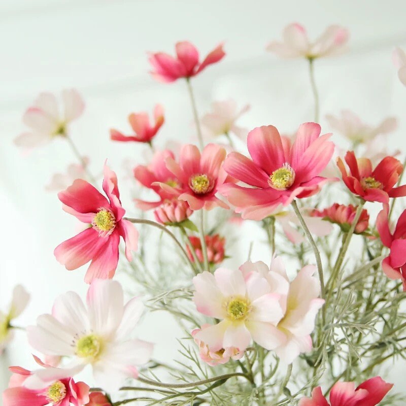 High Quality 10 Stems 60cm/23.6" Artificial Daisy Persian Chrysanthemum Simulation Gesang Home Party Decor Floral