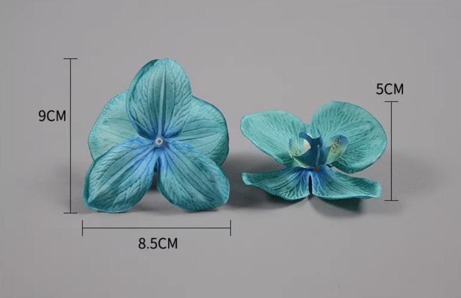 30 Heads Artificial Simulation Butterfly flower Radiant Orchids Phalaenopsis Orchid Fabric Butterfly Wedding DIY Decor Accessory Flowers