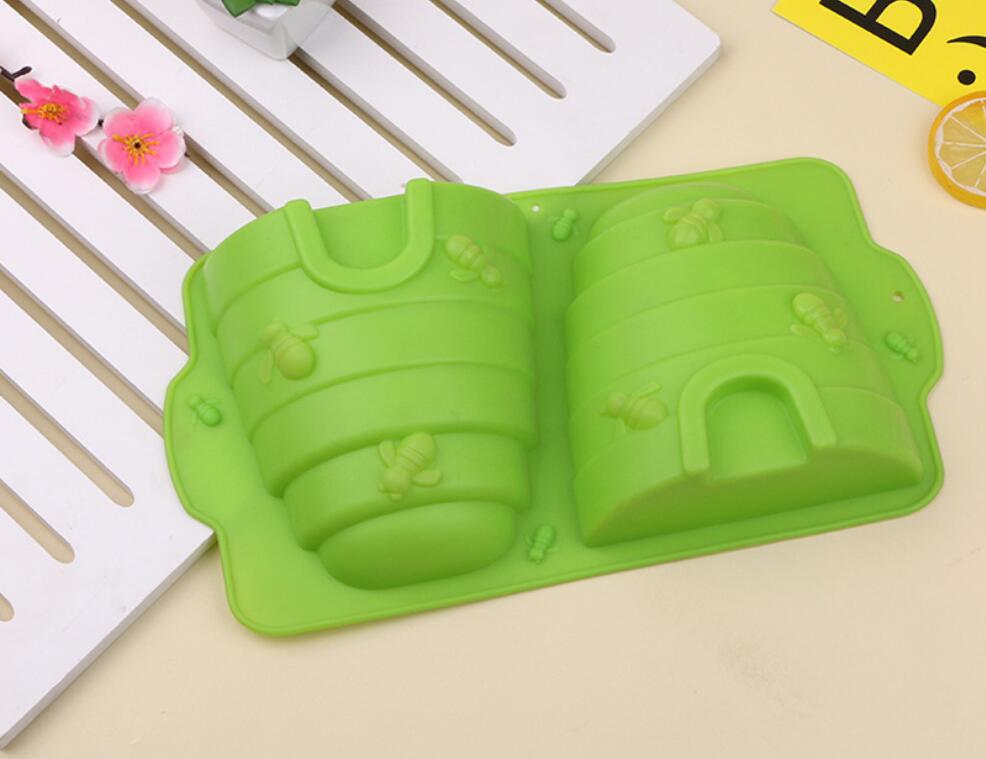 3D Intresting Honeycomb Shape Bee Nest Silicone Mold For Candy Chocolate Cake Ice Wax For Candles And Crayons