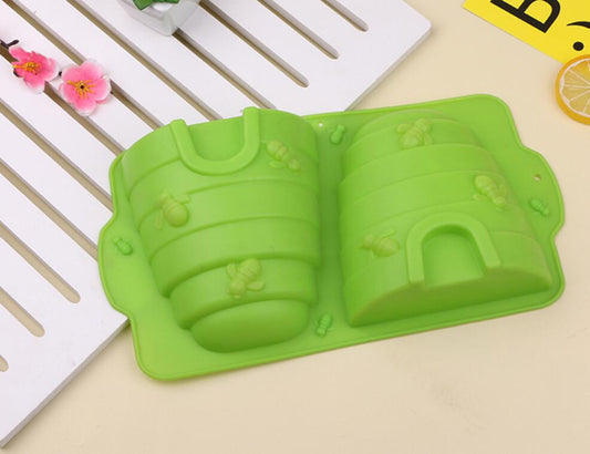 3D Intresting Honeycomb Shape Bee Nest Silicone Mold For Candy Chocolate Cake Ice Wax For Candles And Crayons