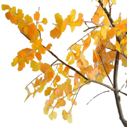 5pcs artificial plant ginkgo biloba fake ginkgo biloba wedding landscape flower