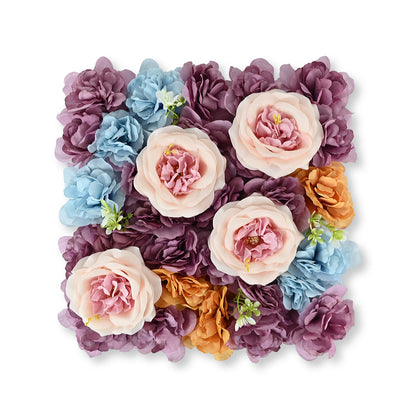 wedding Autumn peony rose hydrangea simulation flower wall wedding background