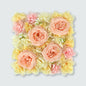 wedding Autumn peony rose hydrangea simulation flower wall wedding background