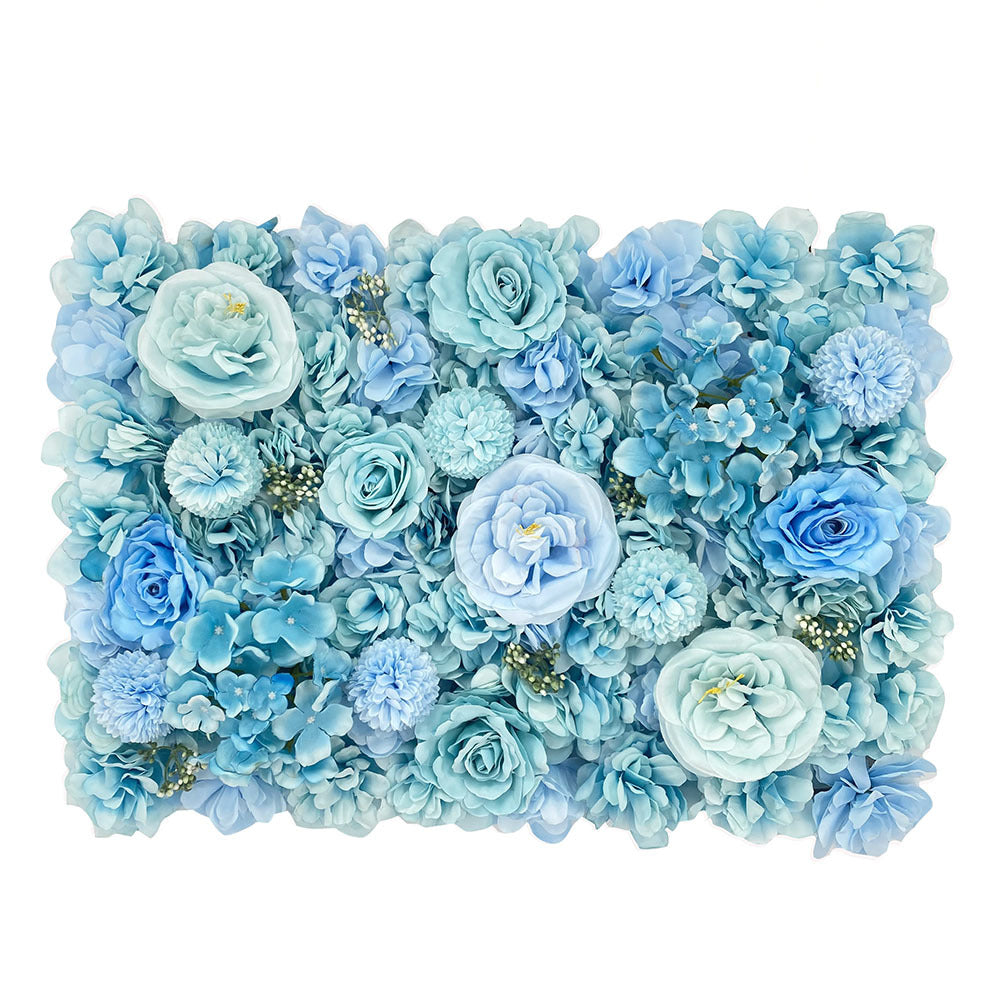 Wedding simulation flower wall background wall decoration, simulation flower row window decoration, peony hydrangea rose wall