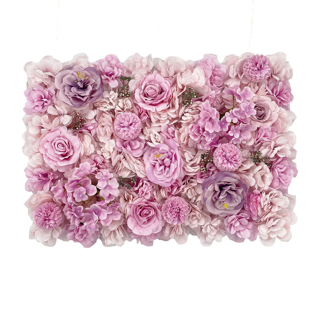 Wedding simulation flower wall background wall decoration, simulation flower row window decoration, peony hydrangea rose wall