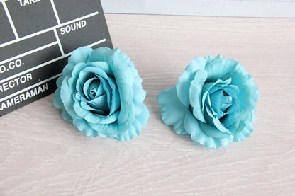 30 Köpfe Hochzeitsblumen Durchmesser 12 cm/4,7 Zoll Simulation Rose DIY Hochzeit Blumen Wandhintergründe Urlaub Dekoration Hut Schuhe Zubehör