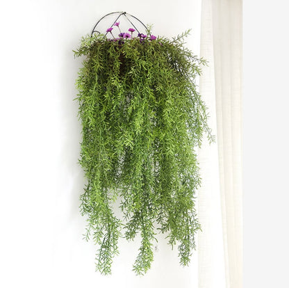 2 pcs Length 87cm/34.25&quot; Artificial Simulation Pearl grass hanging basket flower vine plastic artificial plants Ivy Garland