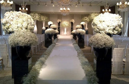 White Babys Breath Bouquet Flowers Length 65cm Artifical Simulation Breath Wedding Decorate Florals Table Centerpieces Flowers