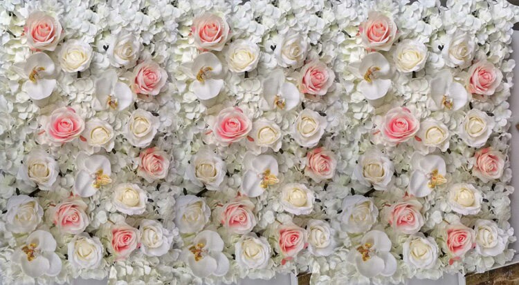 Artifical Flower Wall Simulation Floral Background For Romantic Photography Wedding Arrangement Special Event Panels 40*60cm