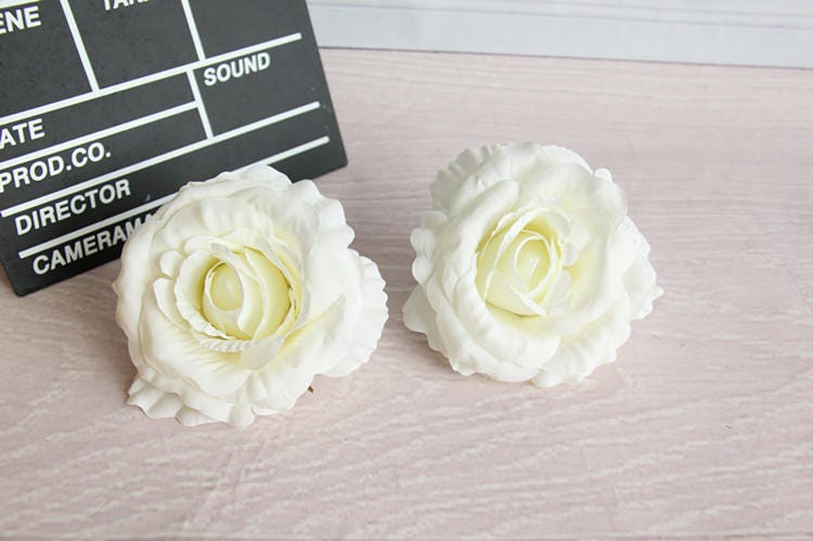 30 Heads Wedding Flowers Diameter 12cm/4.7&quot; Simulation Rose DIY Wedding Flower Wall Backdrops Holiday Decoration Hat Shoes Accessories