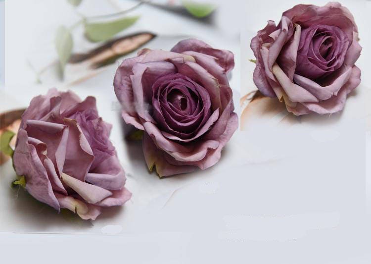 30 Heads Artifical Simulation Silk Rose Autumn Camellia Flower head Diam.8cm DIY Wedding Flowers Home Party Decoration Flowers