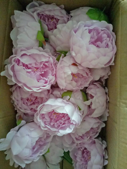 30 Heads Diam.12cm Artificial Simulation Silk Peony Camellia For Wedding Special Event  Decor Flower DIY Flower Backdrop