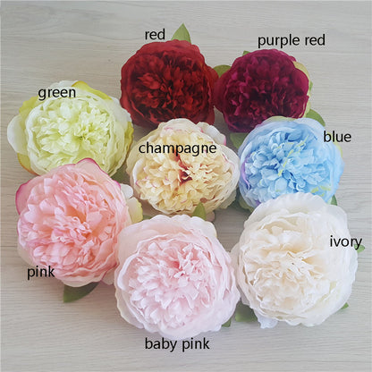 Artificial Silk Peony Flowers 50 Heads Wholesale Flowers For Wedding Centerpieces Backdrops Decoration Supplies 8 Colors