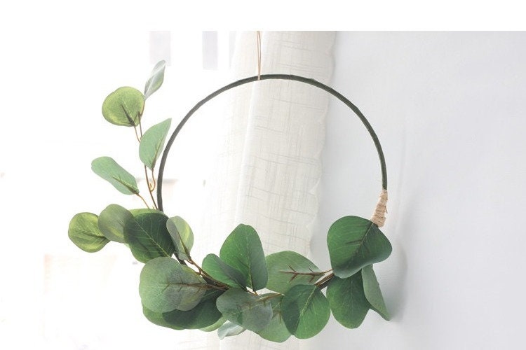 Eucalyptus Leaves Christmas Wreaths,Year Round Wreath,Front Door Wreath,Plant Wreath,Door Hangers,Holiday Wreaths