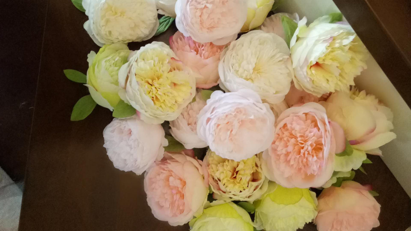 Artificial Silk Peony Flowers 50 Heads Wholesale Flowers For Wedding Centerpieces Backdrops Decoration Supplies 8 Colors