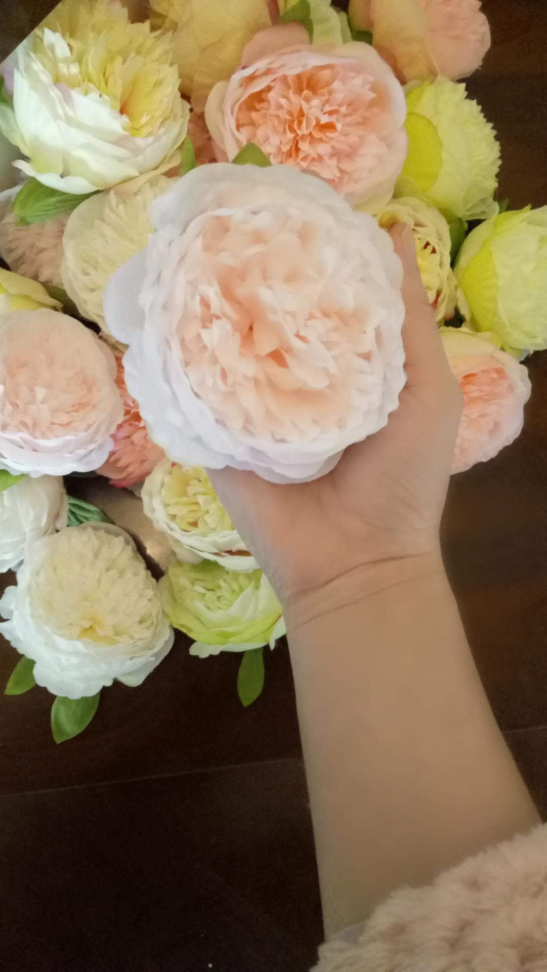Artificial Silk Peony Flowers 50 Heads Wholesale Flowers For Wedding Centerpieces Backdrops Decoration Supplies 8 Colors
