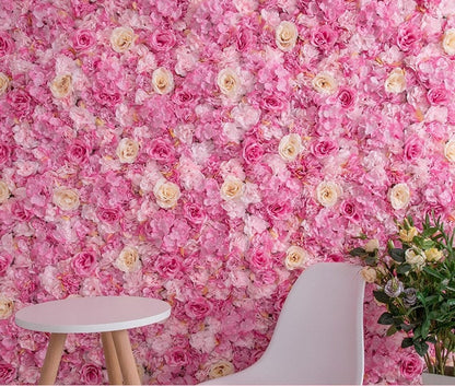 Simulation Floral Wall Artificial Flower Background For Wedding Arrangement Romantic Photography Bridal Shower Baby Shower Panels 40cm*60cm