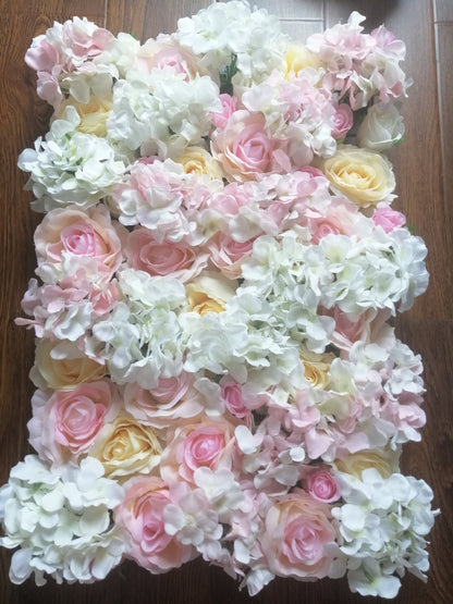 Wedding Flower Wall Artifical Simulation Floral Background For Romantic Photography Bridal Shower Baby Shower Panels 40*60cm