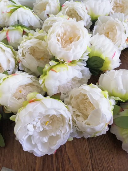 30Heads Wedding Peony Diameter 12cm/4.72&quot; Artificial Simulation Silk Rose Peony Flower DIY  Wedding Decoration Flowers