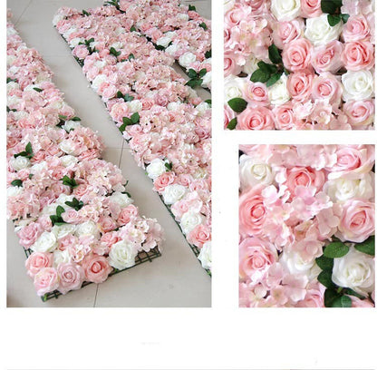 Flower Wall For Wedding Romantic Photography Backdrop Bridal Shower Baby Shower Special Event Arrangement Decor Floral Panel 40*60cm