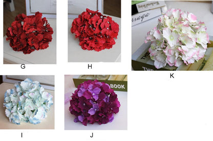 24 Heads Artificial Simulation Silk Large Hydrangea Flower Diam.20cm DIY Wedding Bride Shower Baby Shower DIY Decoration Floral