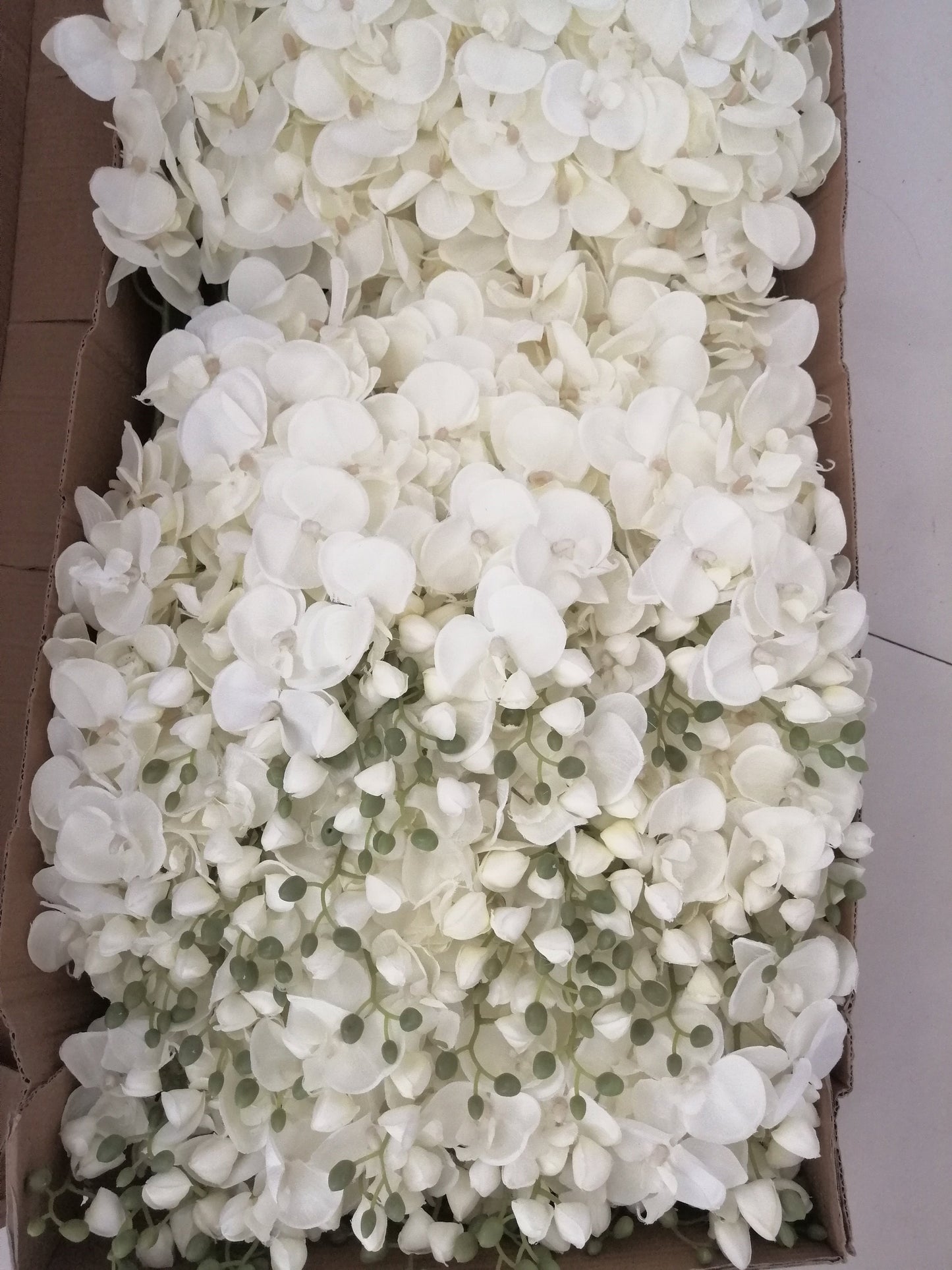 10 Stems Ivory Wedding Decoration Artificial Simulation Silk Orchids Butterfly Phalaenopsis For Party Center Table Flower