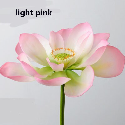 Artificial Simulation Lotus PU Real Touch Feel Hand Water Lily Fish Tank Pond Garden Decoration Floral Seedpod