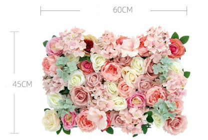 Flower Wall For Wedding Photography Backdrop Artificial Simulation Flower Wall  for Special Event Salor Party Decor Floral Panels