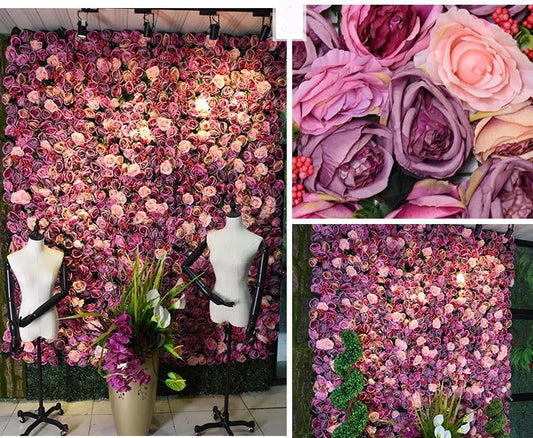 Peony Flower Wall  For Wedding Photography Backdrop Special Event Party Boutique Shop Decor Floral Panels 40x60cm