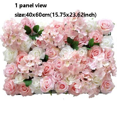 Flower Wall For Wedding Romantic Photography Backdrop Bridal Shower Baby Shower Special Event Arrangement Decor Floral Panel 40*60cm