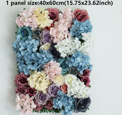 Hydrangea Flowers Wall Wedding Background Romantic Photography Backdrops  Bridal Shower Baby Shower Decor Floral panels  15.75X23.62inch