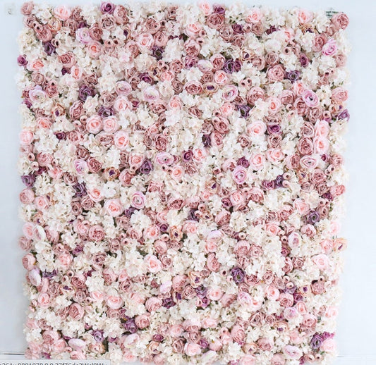 Flower Wall For Boutique Shop Decor Wedding Backdrop Arrangement Special Event Bridal Shower Photography Floral Wall Panel 15.75 x23.62inch