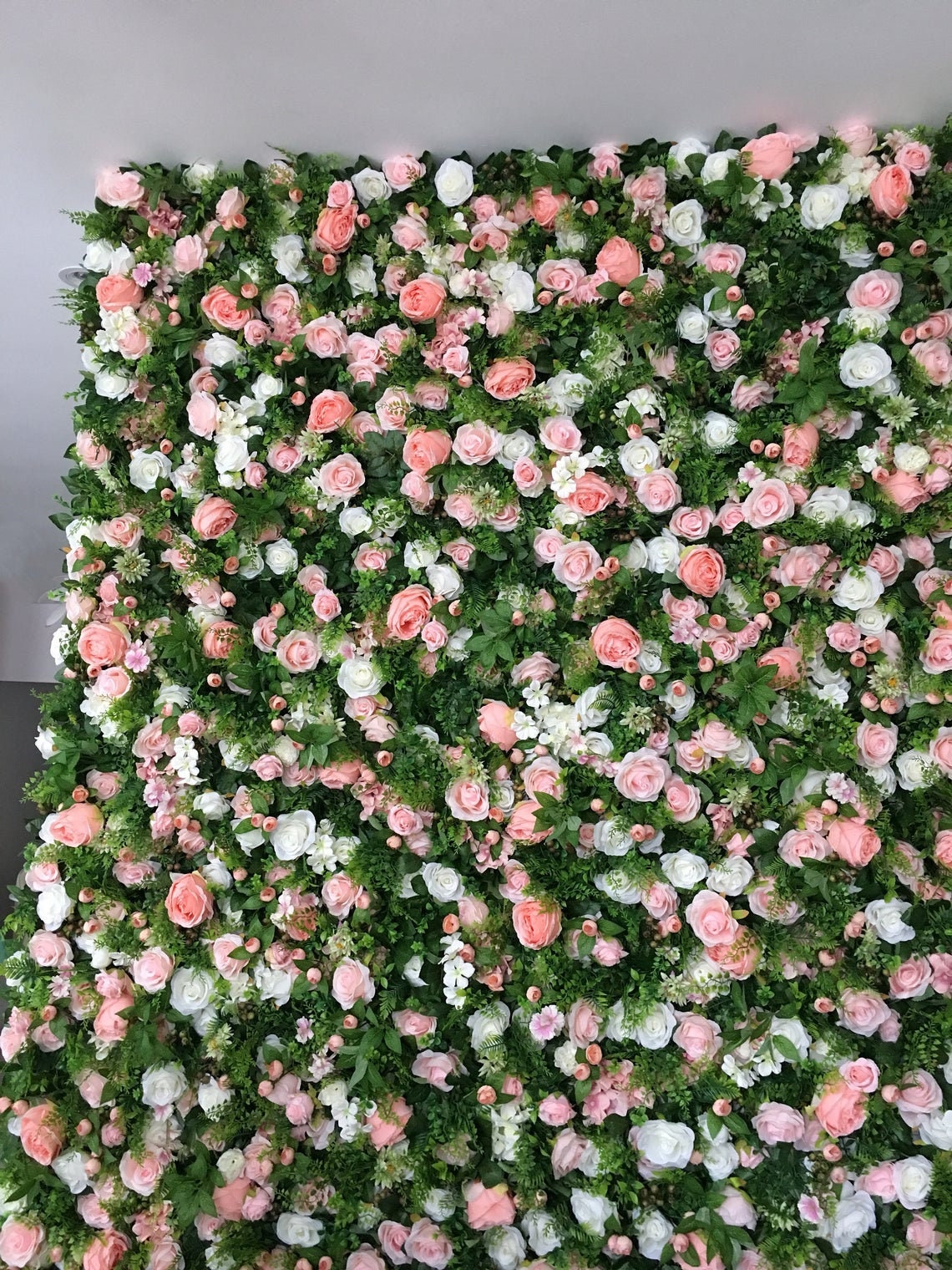 3D Flower Wall Green Plants Wall For Wedding Photography Backdrop Special Event Salon Party Decor Arrangement Floral Panels 40x60cm