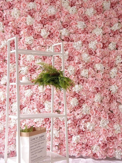 Dirty Pink Flower Wall Fake Flower Wall For Wedding Romantic Photography Backdrop Special Event Arrangement Decor Floral Panels 40*60cm