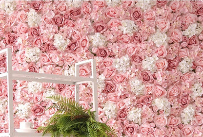 Dirty Pink Flower Wall Fake Flower Wall For Wedding Romantic Photography Backdrop Special Event Arrangement Decor Floral Panels 40*60cm